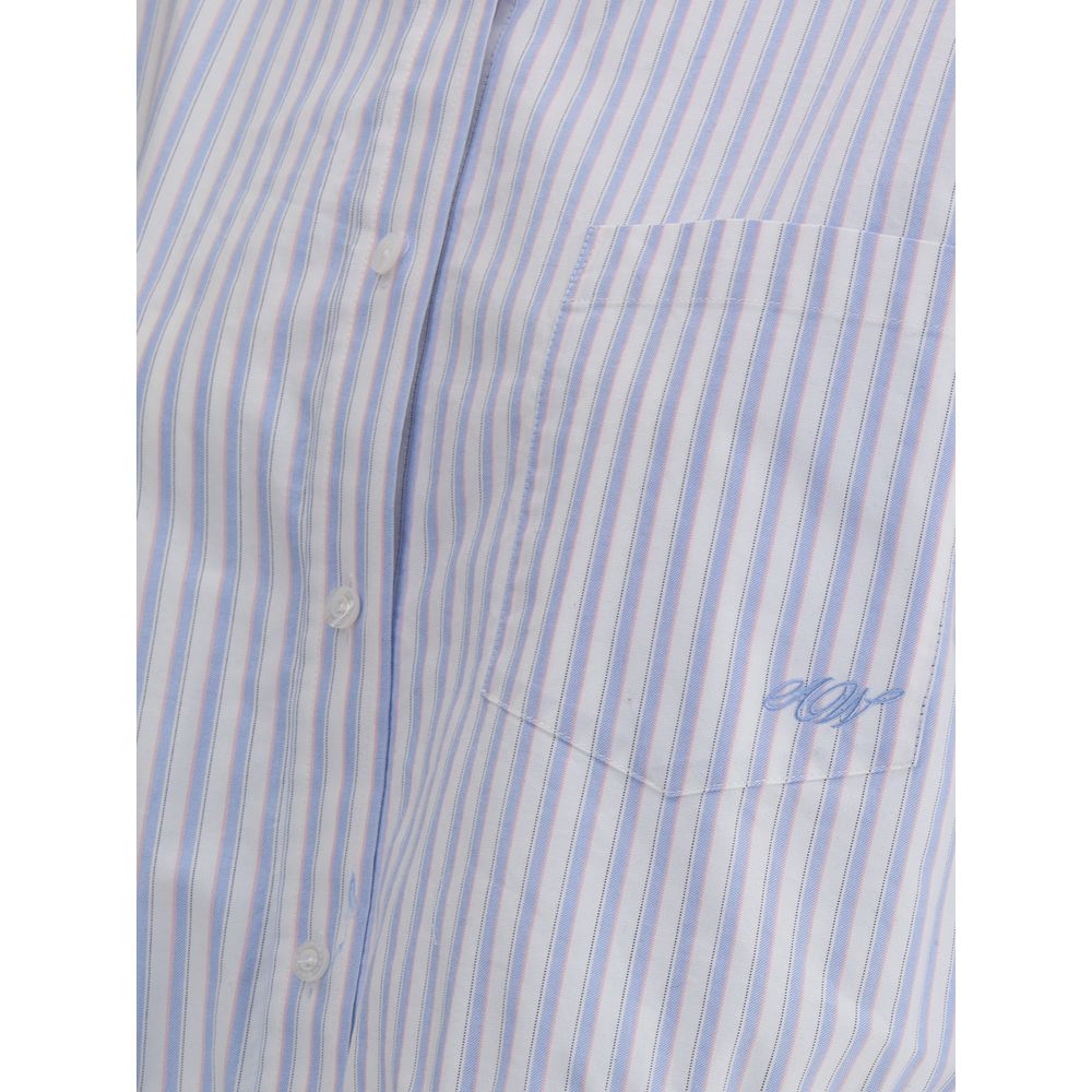 Alexander Wang Cropped Stribet Skjorte