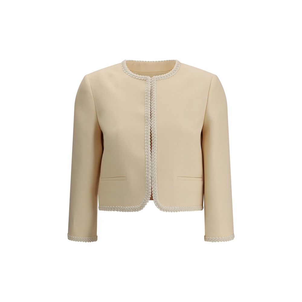 Valentino Silke Crepe Blazer