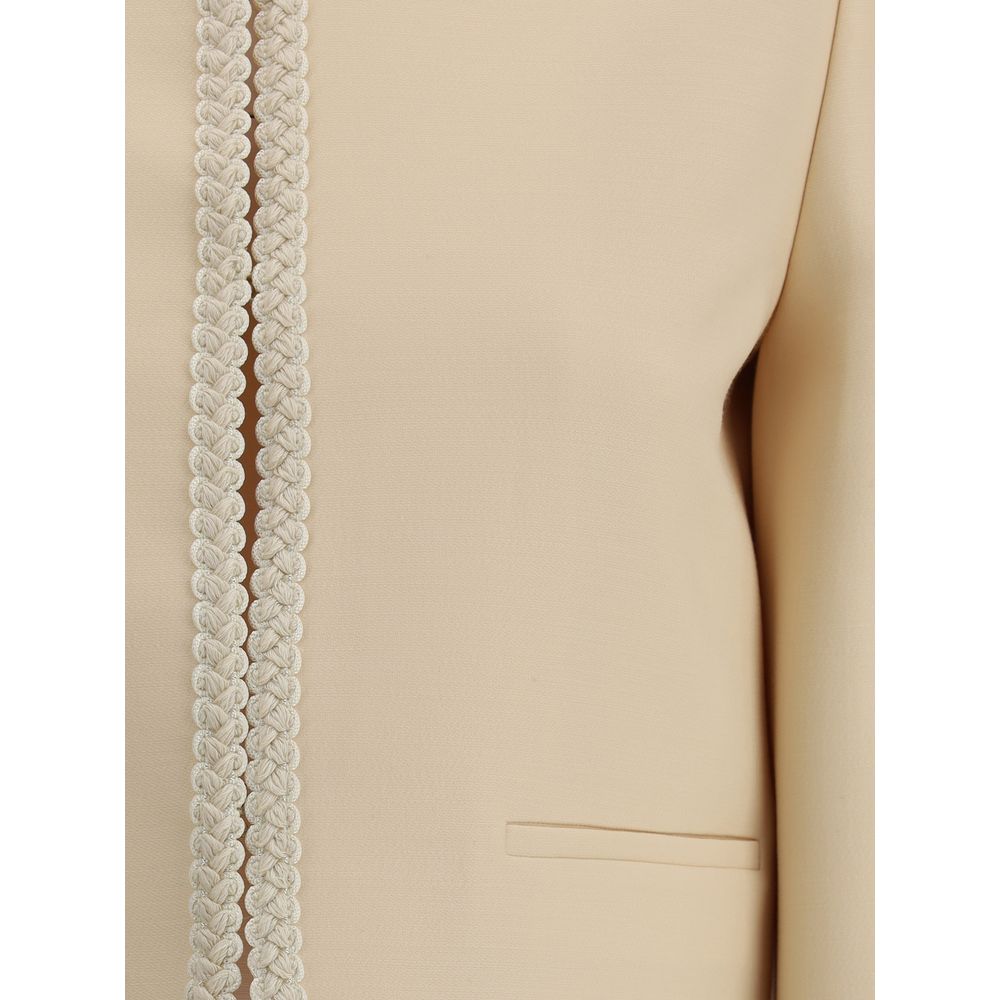 Valentino Silke Crepe Blazer