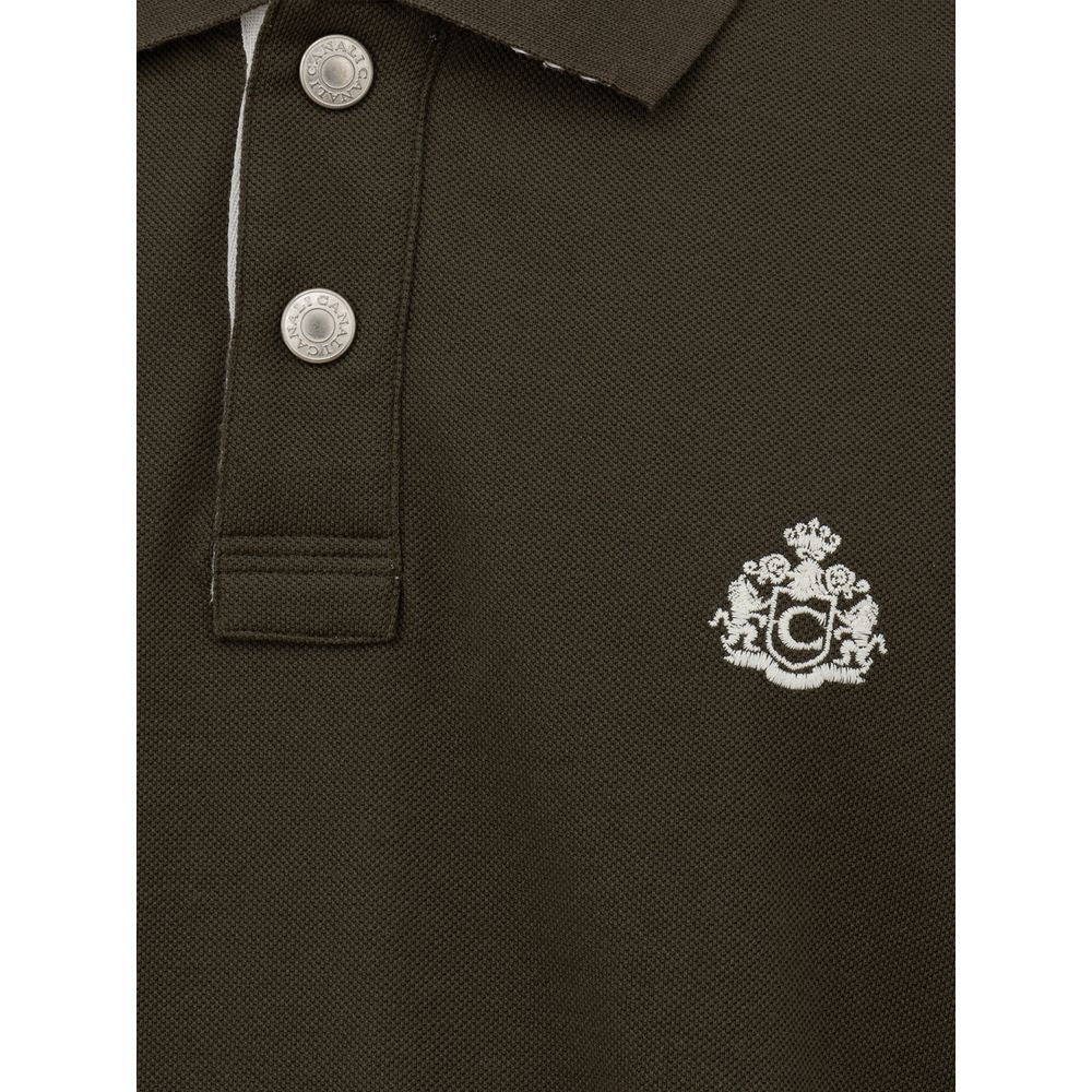 Canali grøn bomuld poloshirt