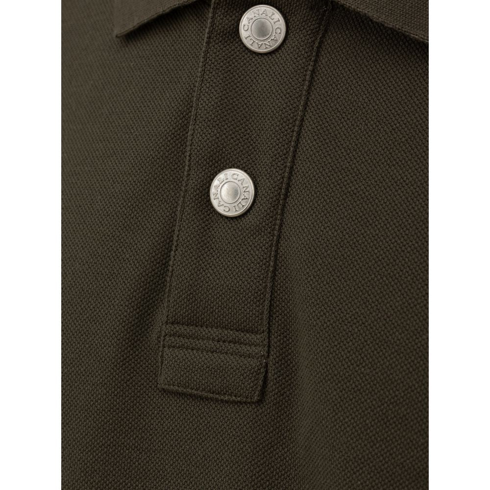 Canali grøn bomuld poloshirt
