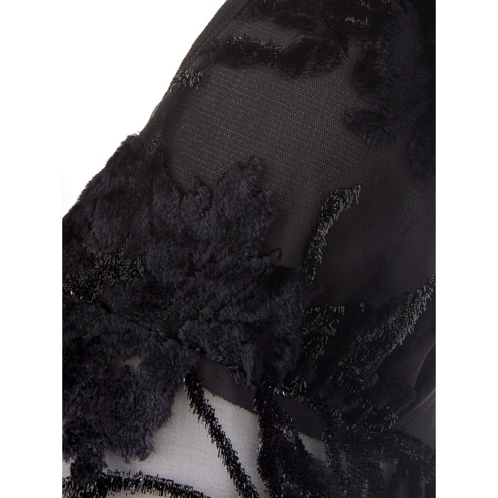 Lardini Elegant Sort Viskosekjole