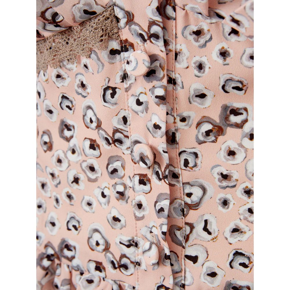Lardini Elegant Pink Acetatkjole til Aften Elegance