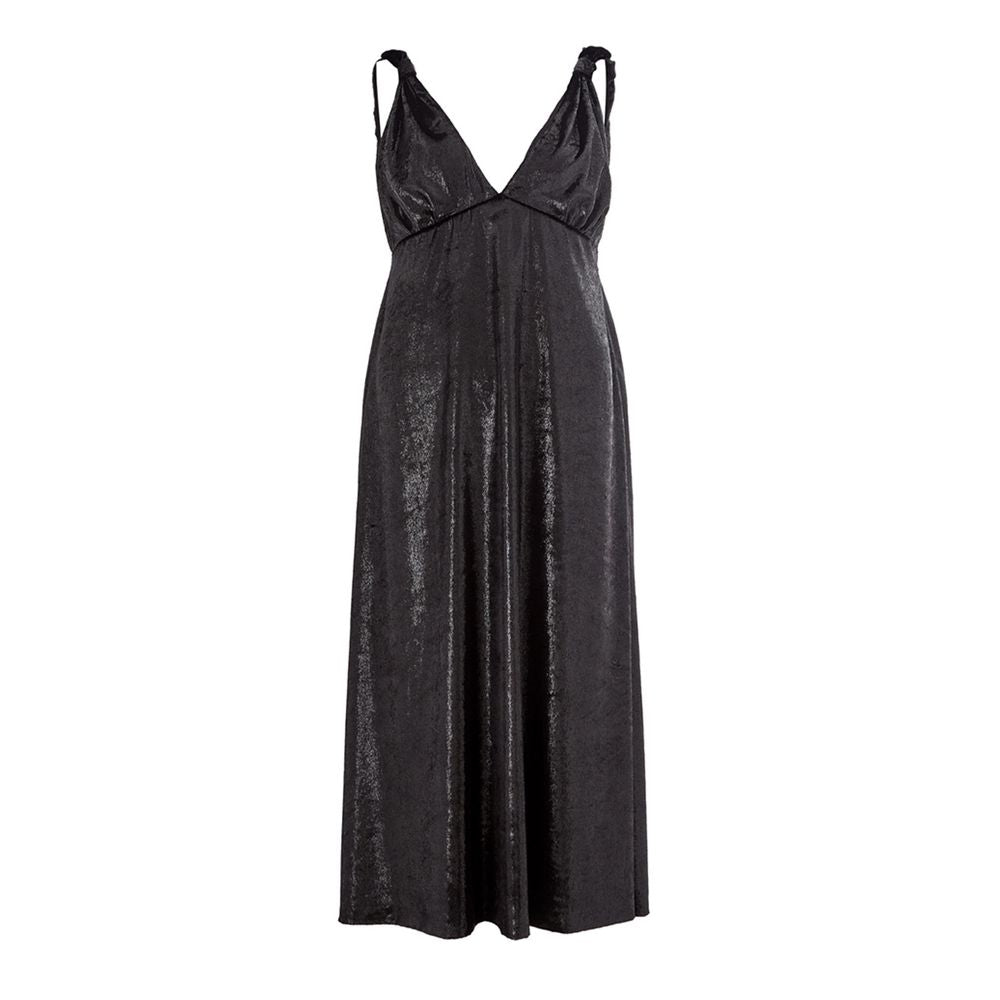 Lardini Elegant Polyester Sort Kjole