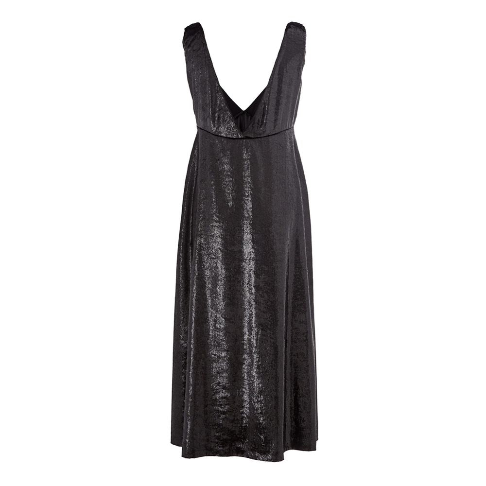 Lardini Elegant Polyester Sort Kjole