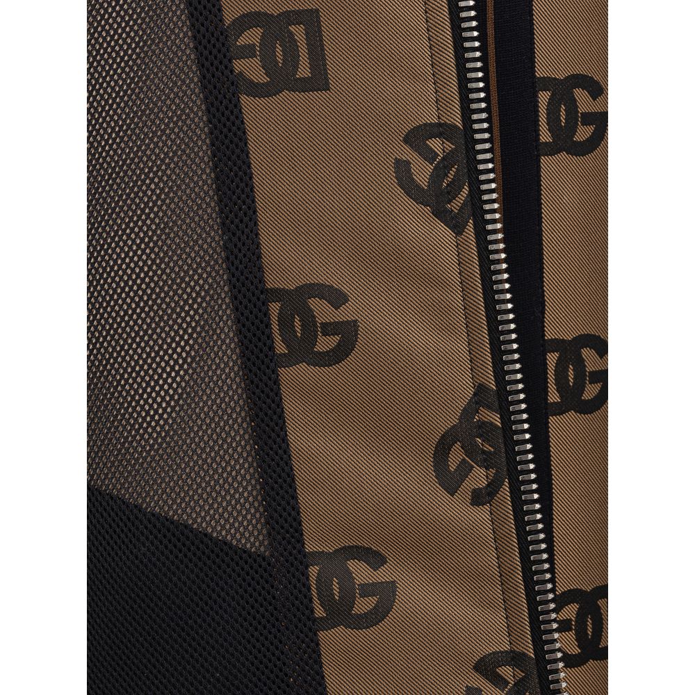 Dolce & Gabbana Bronze Polyester Jakke