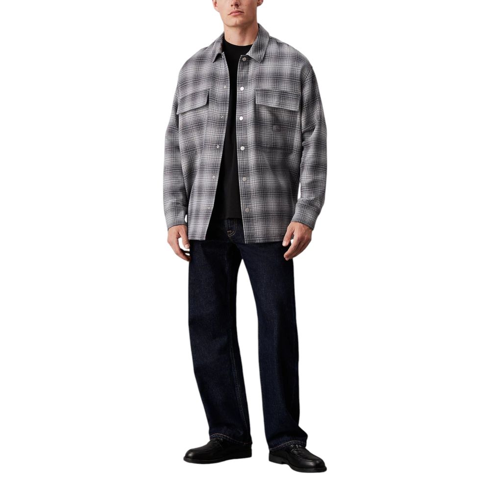 Calvin Klein Jeans Hvid Bomuldsskjorte