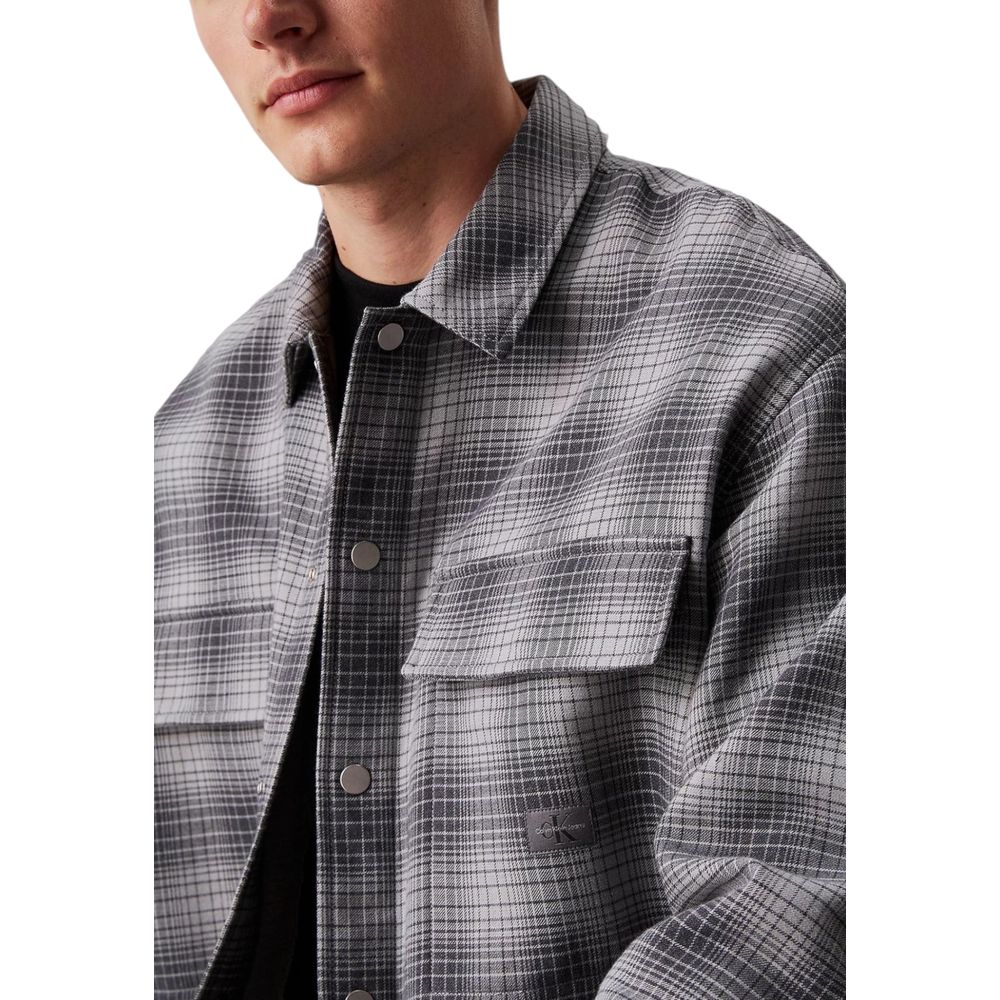 Calvin Klein Jeans Hvid Bomuldsskjorte