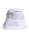 Dolce & Gabbana White Polyester Wide Brim Bucket Hat