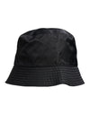 Dolce & Gabbana Black Cotton Wide Brim Bucket Hat