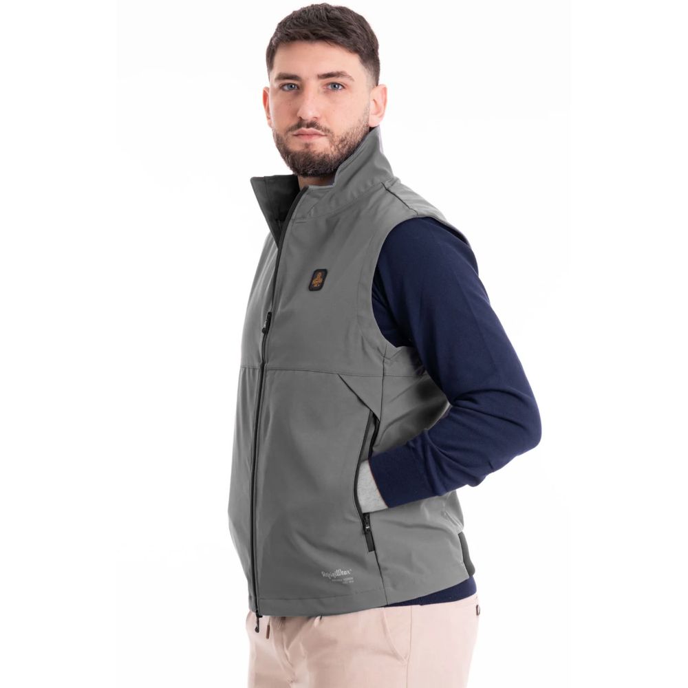 Refrigiwear Gray Polyester Men Vest