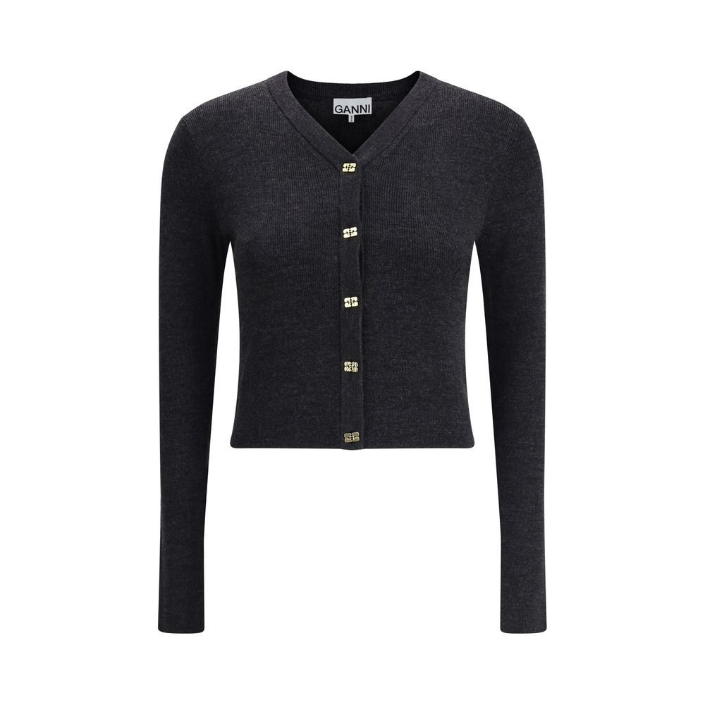 Ganni Merino uld Cardigan