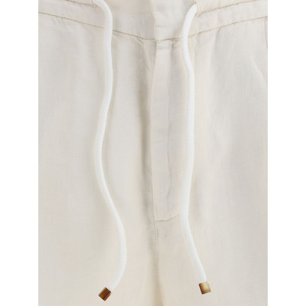 Brunello Cucinelli Hørfarvede Shorts