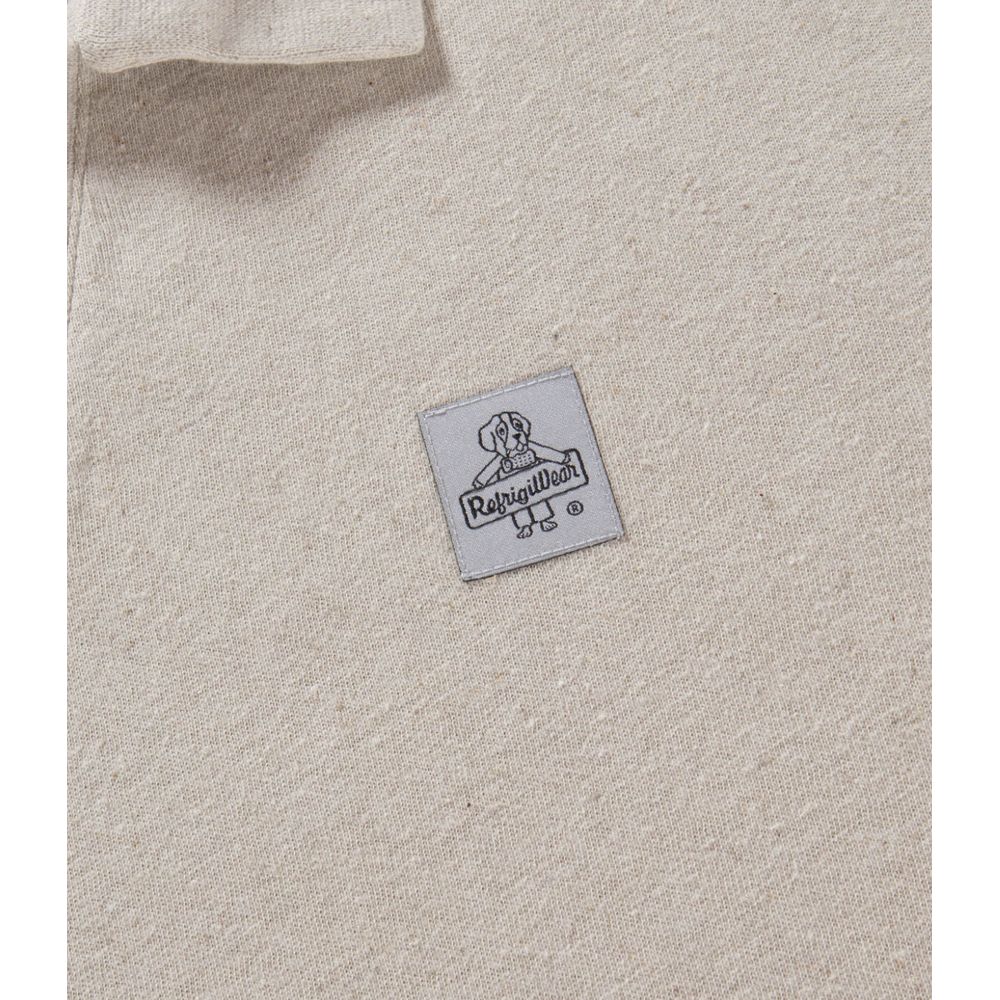 Refrigiwear White Cotton Polo Shirt