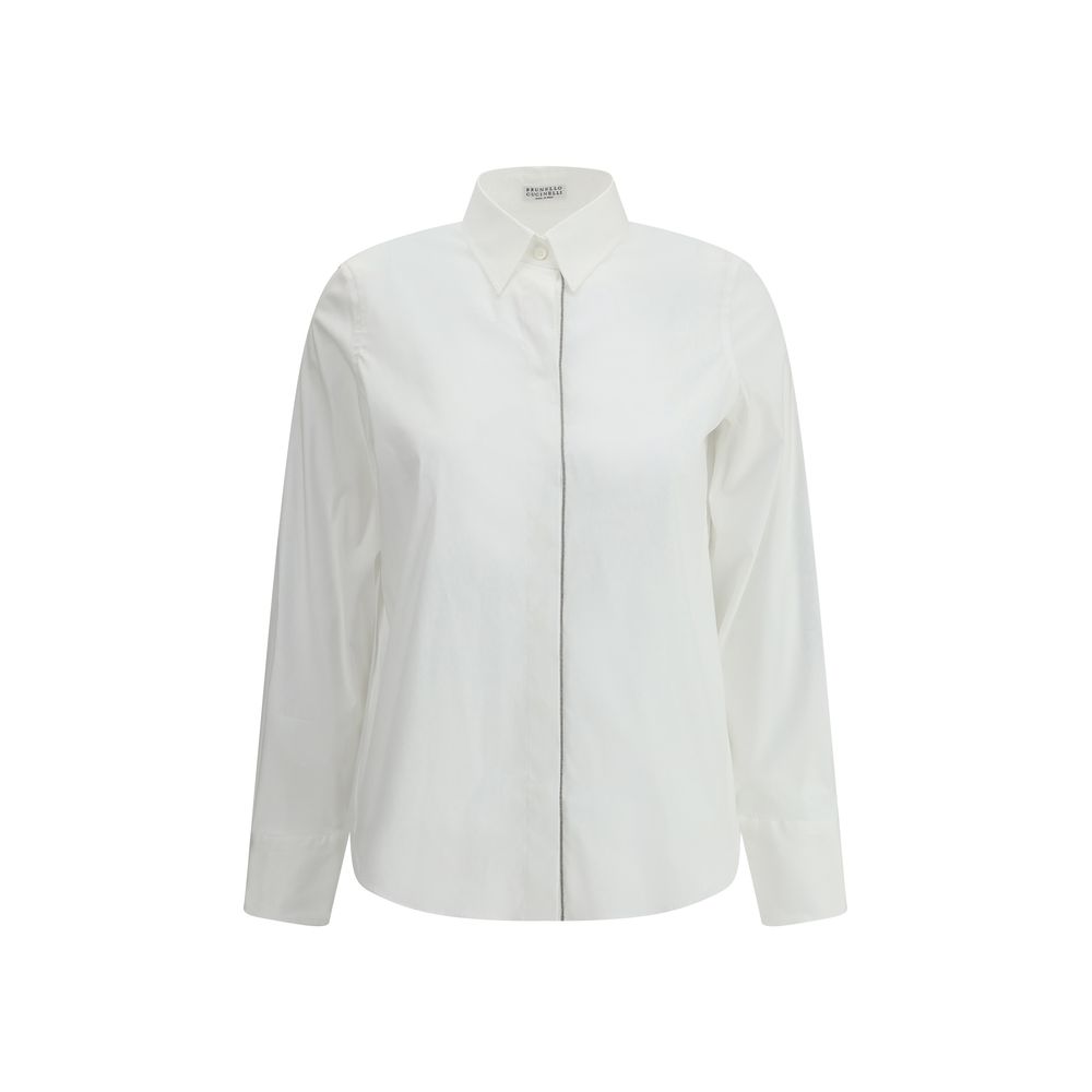 Brunello Cucinelli-skjorte med udsmykninger