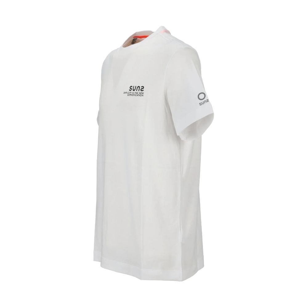 Hvid bomulds-T-shirt fra Suns