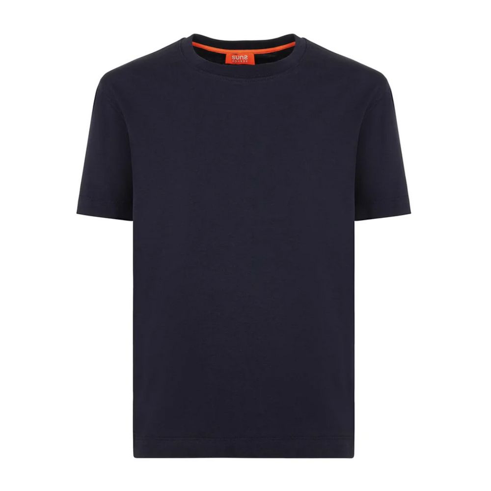Suns Blå Bomulds T-shirt