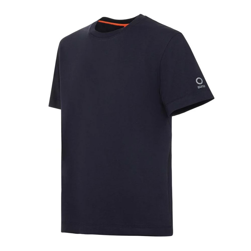 Suns Blå Bomulds T-shirt