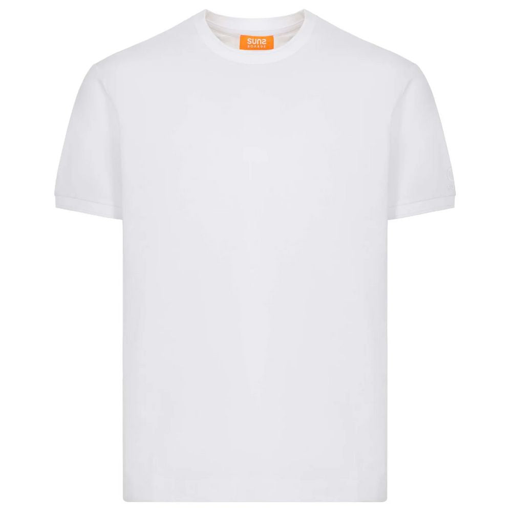 Hvid bomulds-T-shirt fra Suns