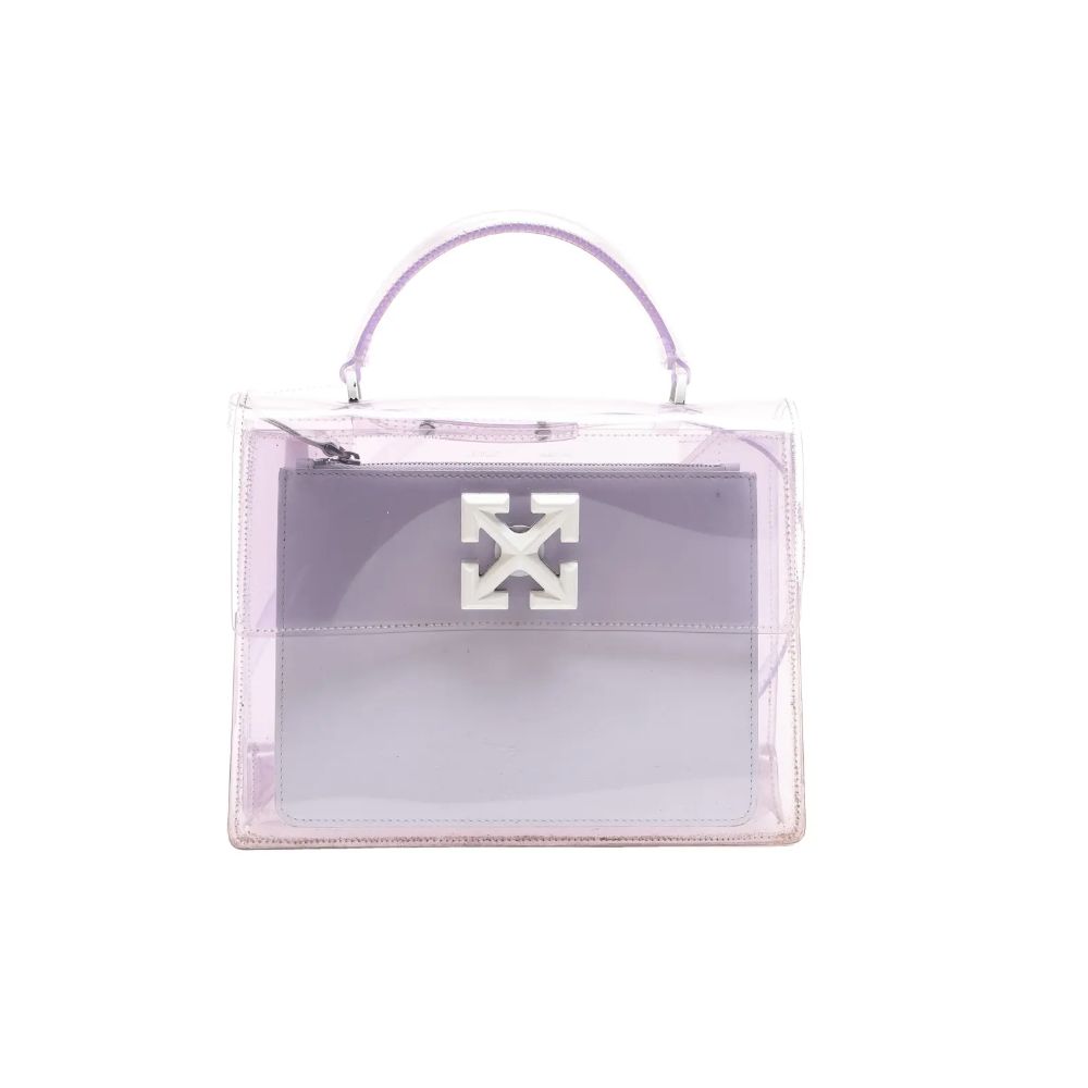 Off-White Hvid PVC Skuldertaske