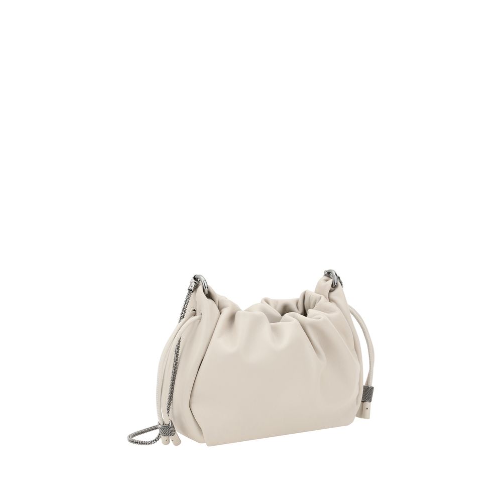 Brunello Cucinelli Bucket Mellow mini skuldertaske