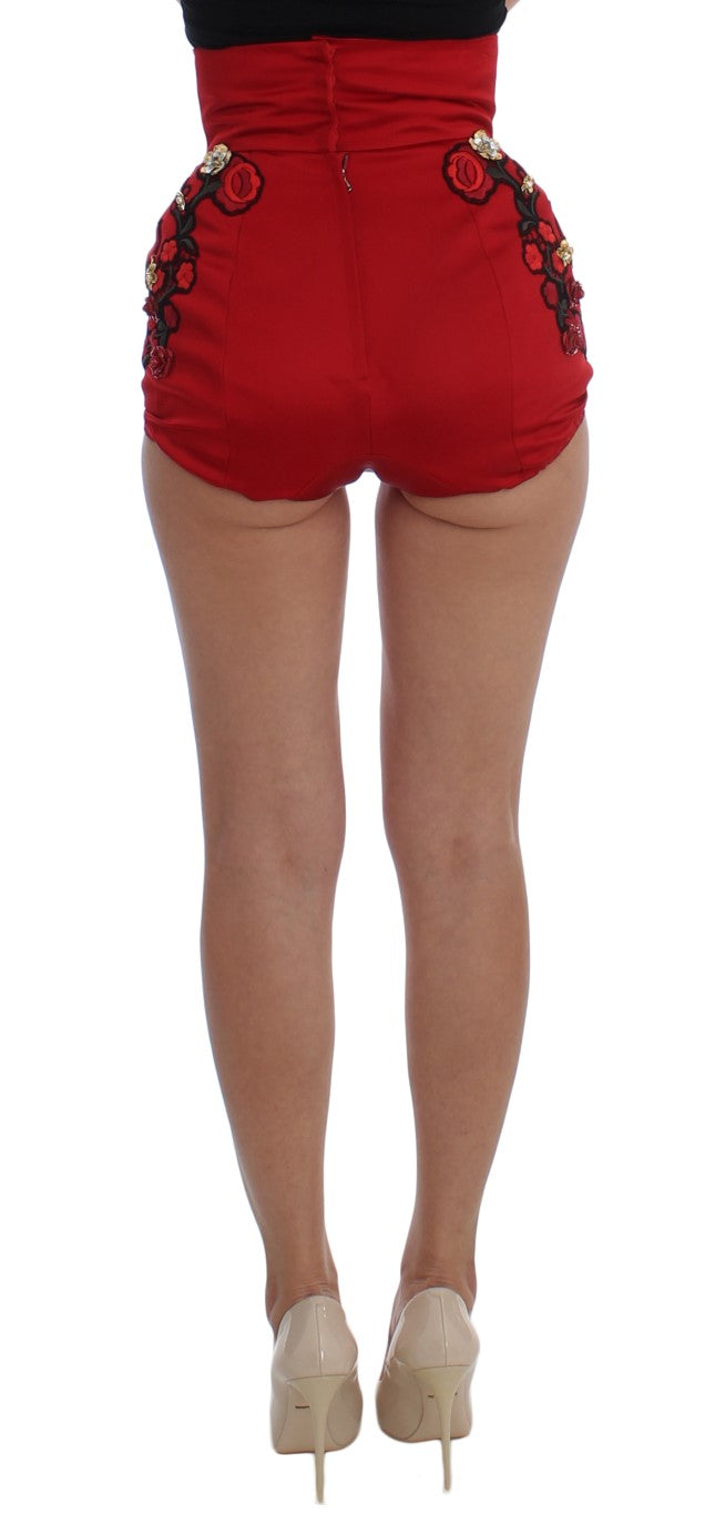 Dolce & Gabbana Enchanted Sicily Broderet Silkeshorts