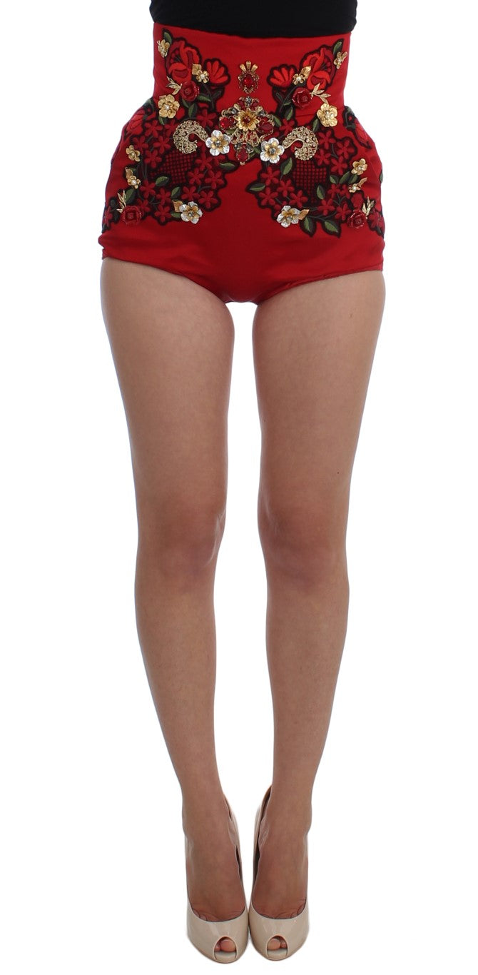 Dolce & Gabbana Enchanted Sicily Broderet Silkeshorts