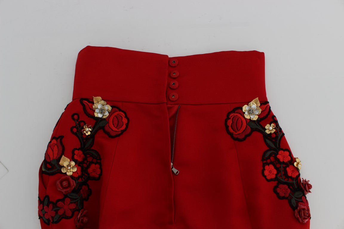 Dolce & Gabbana Enchanted Sicily Broderet Silkeshorts