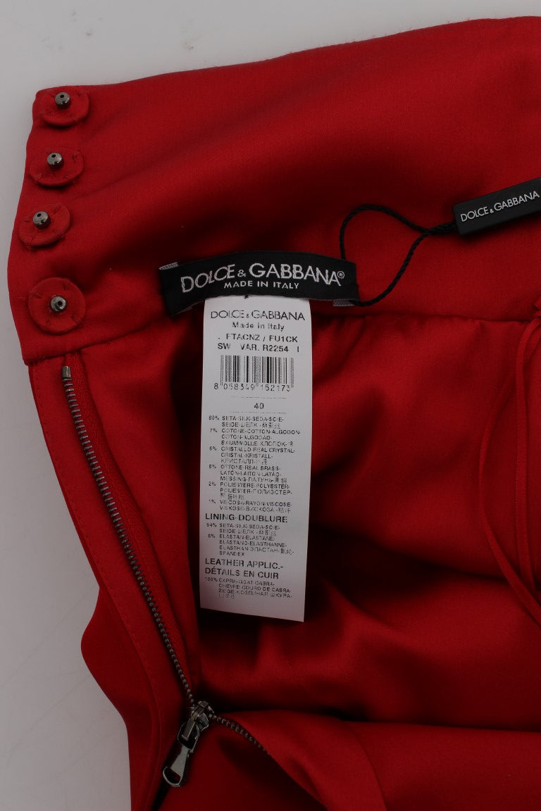 Dolce & Gabbana Enchanted Sicily Broderet Silkeshorts