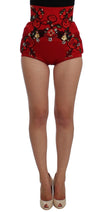 Dolce & Gabbana Enchanted Sicily krystaludsmykkede silkeshorts