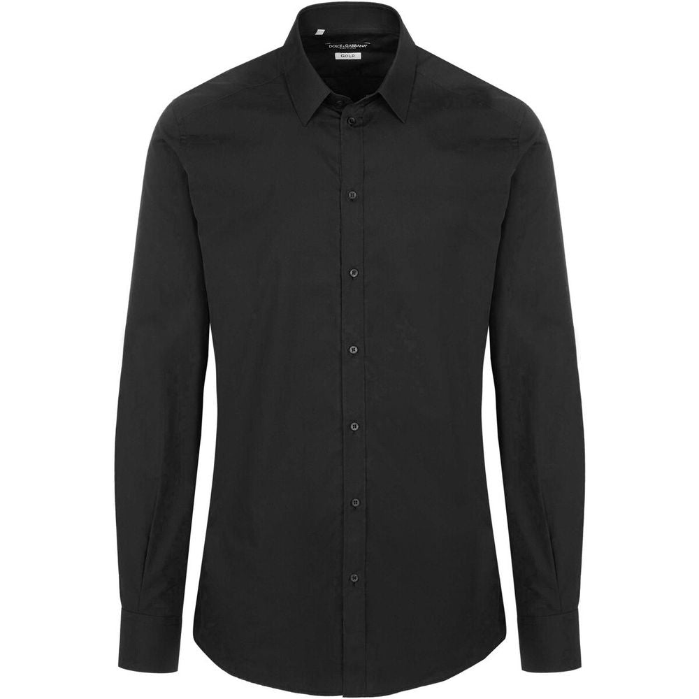 Dolce & Gabbana Sort bomuldsskjorte