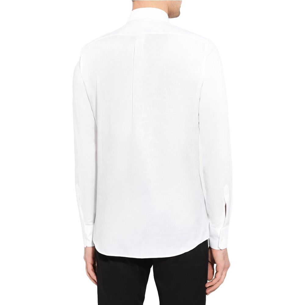 Dolce & Gabbana Hvid Bomuldsskjorte