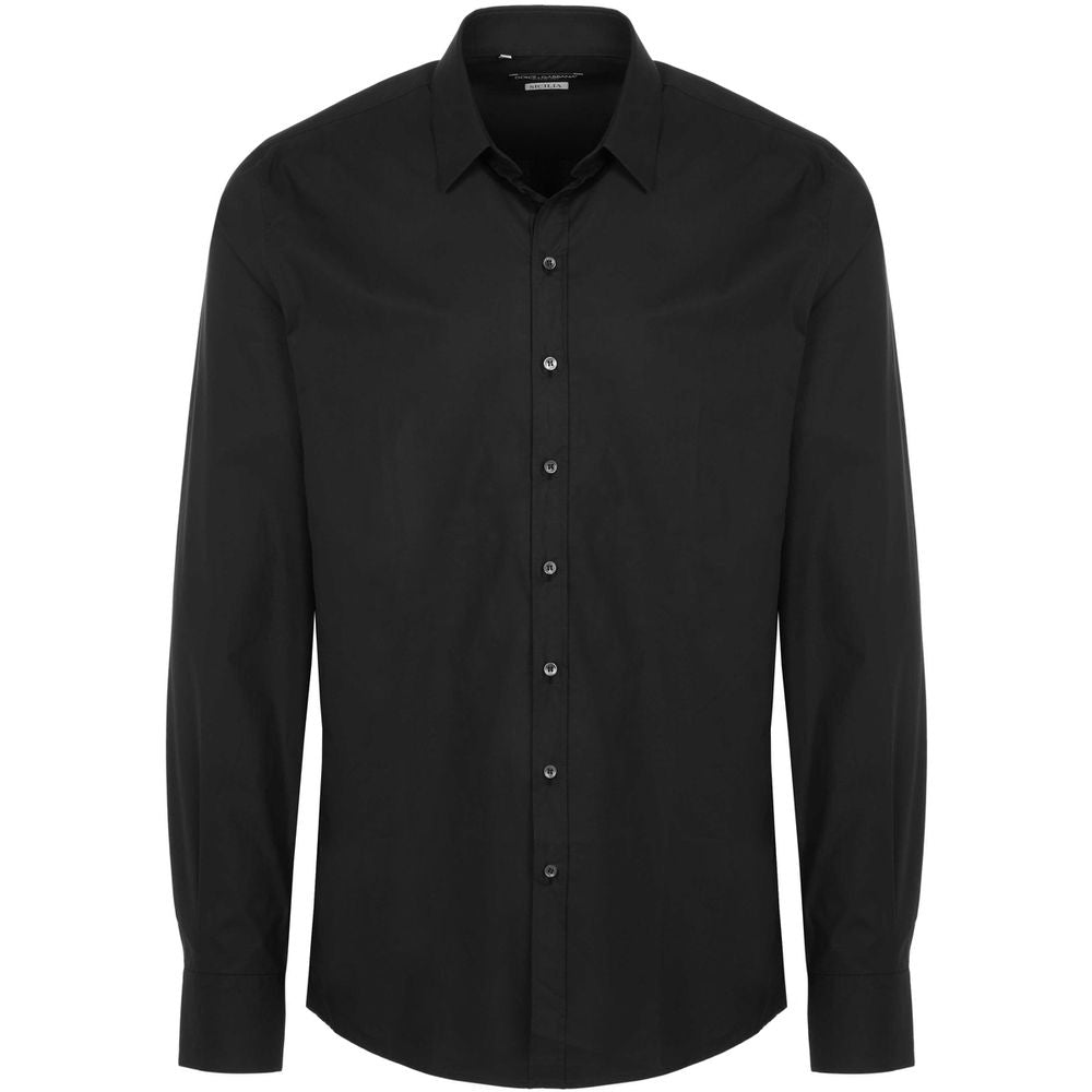 Dolce & Gabbana Sort bomuldsskjorte