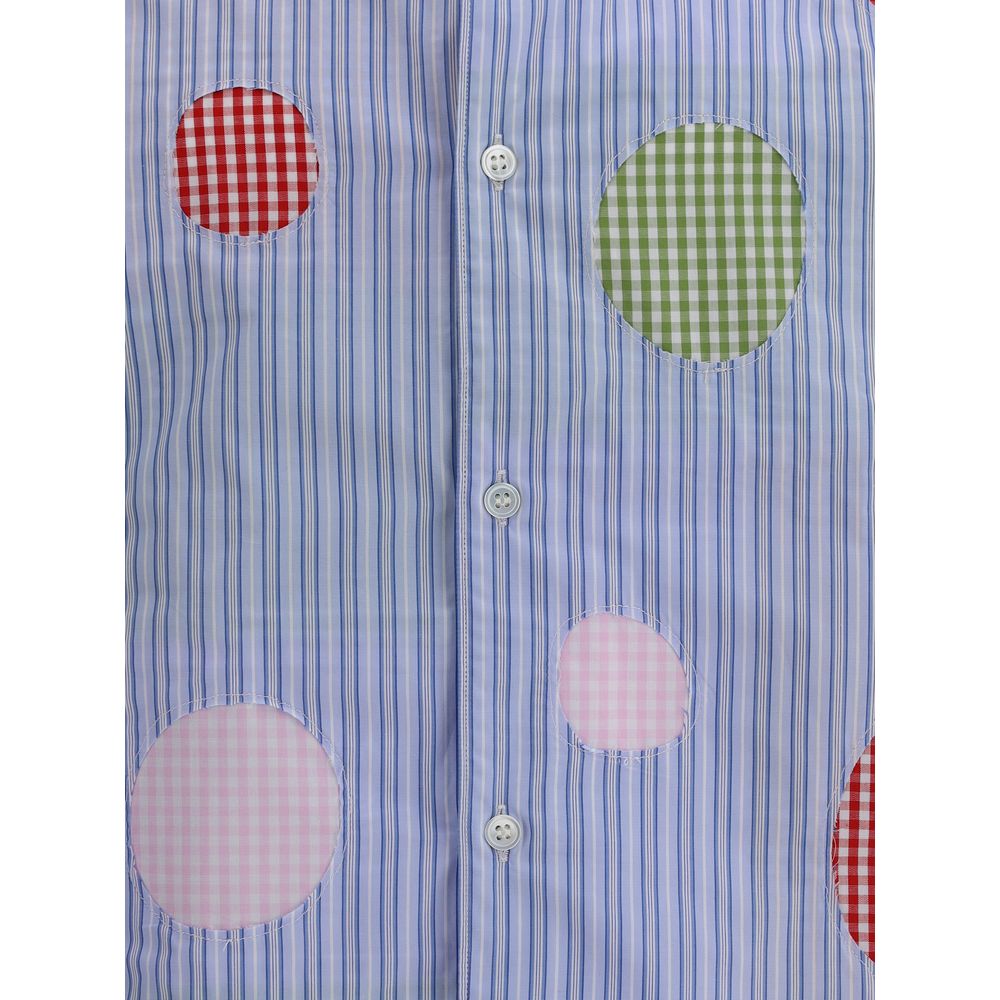 Comme Des Garçons skjorte stribet skjorte
