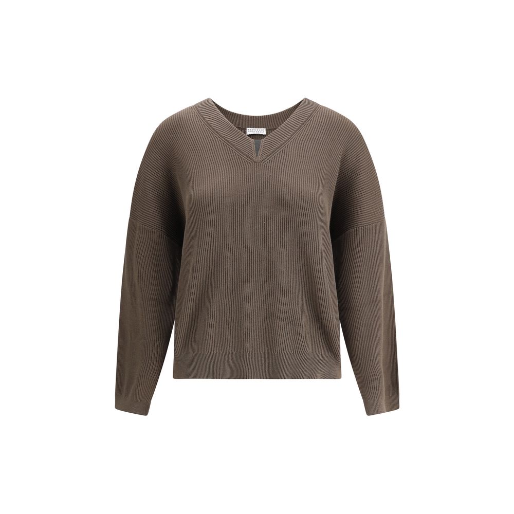 Brunello Cucinelli sweater med V-hals