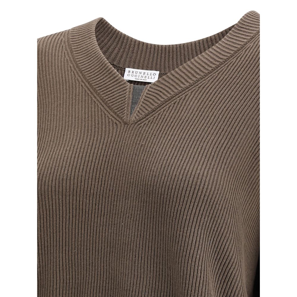 Brunello Cucinelli sweater med V-hals