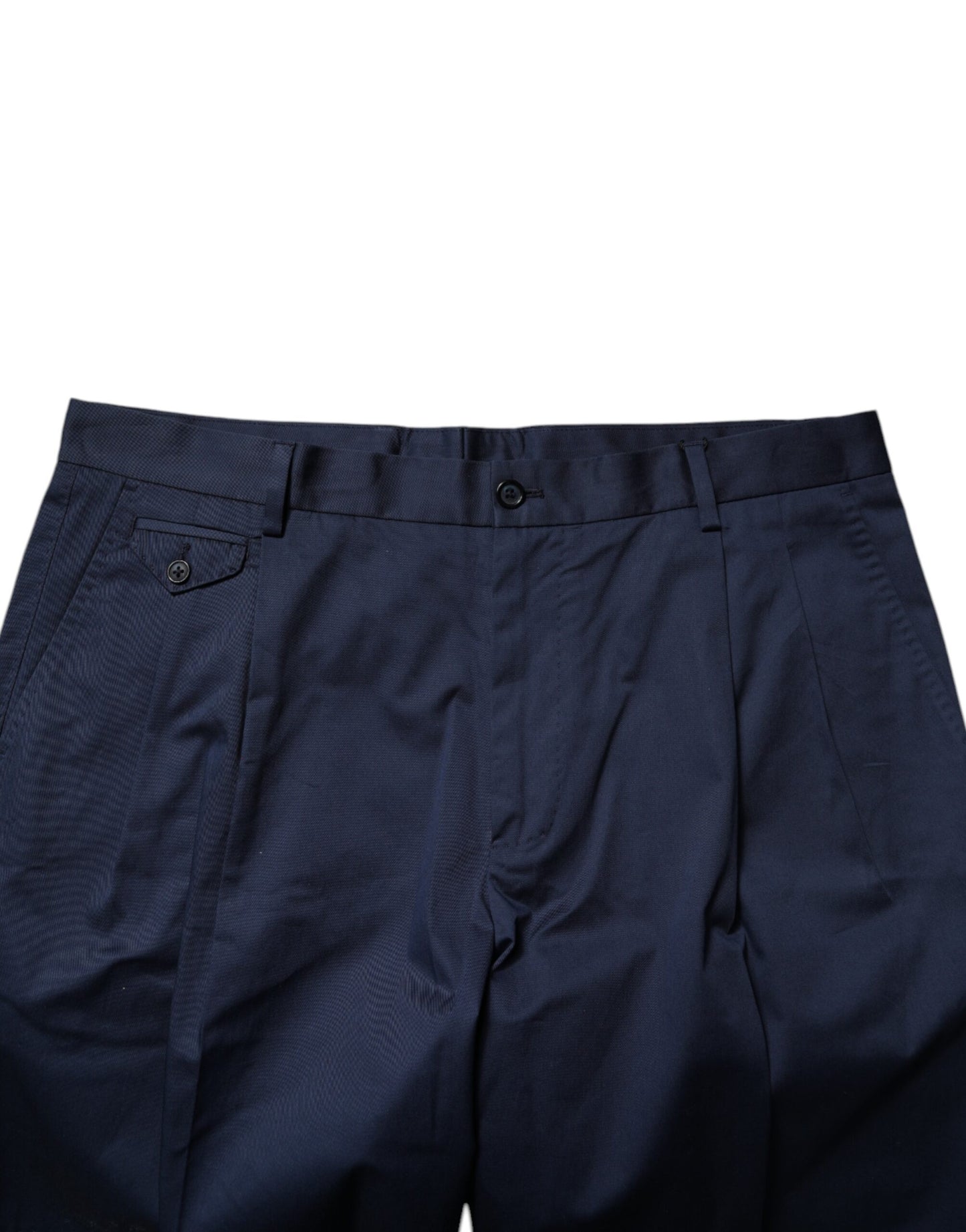 Dolce & Gabbana Mørkeblå Bomuld Mellem Talje Herre Bermudashorts