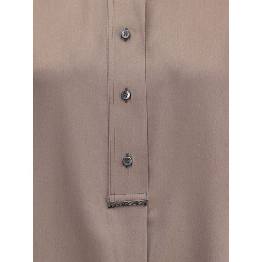 Brunello Cucinelli silkeskjorte