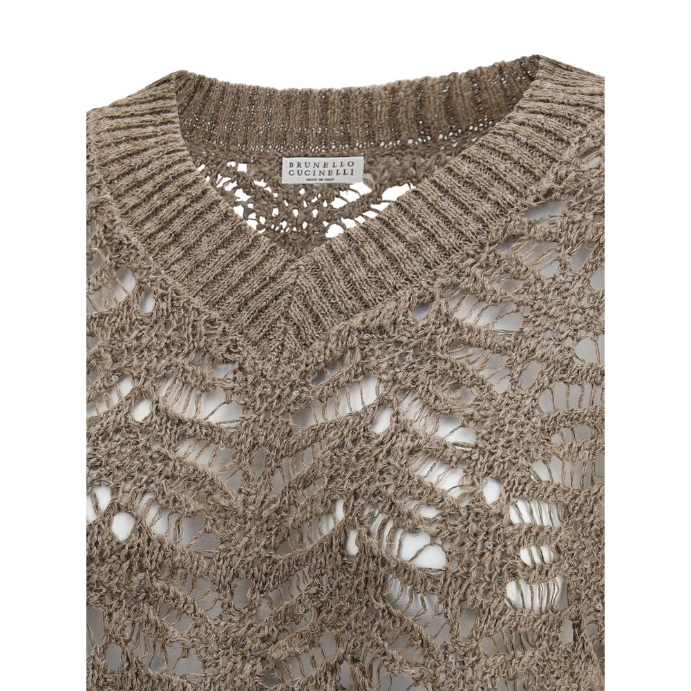 Brunello Cucinelli linned sweater
