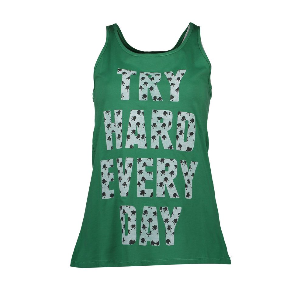 Silvian Heach Grøn Bomuld Dame Tanktop