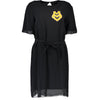Love Moschino Sort Kjole Med Andre Fibre Til Kvinder
