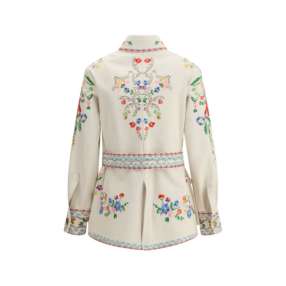 Valentino Broderet Denimjakke