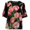 Dolce & Gabbana Sort Silketrøje