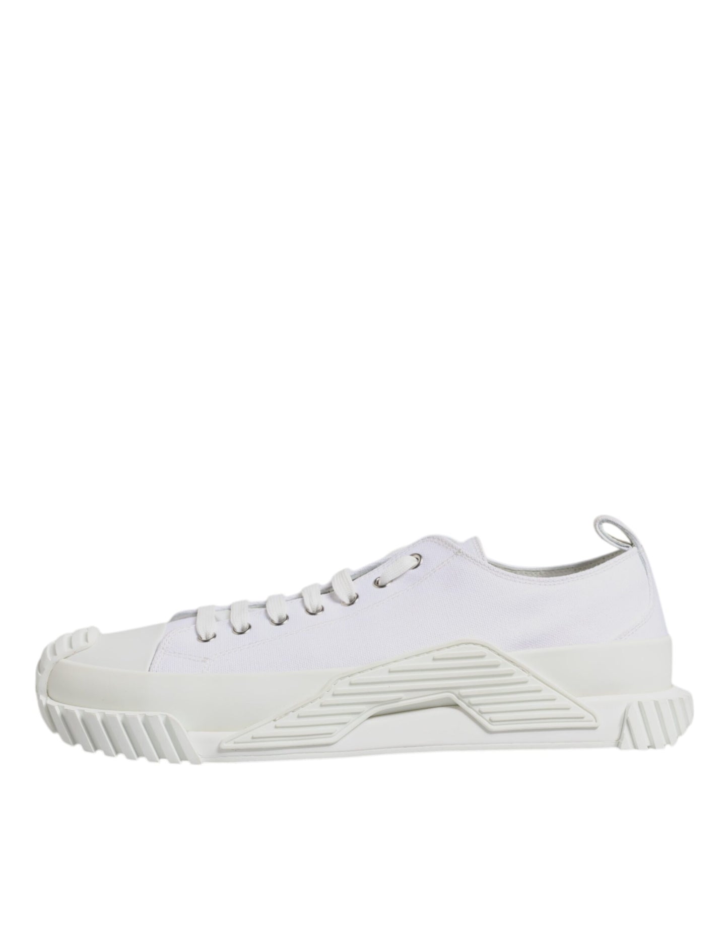 Dolce & Gabbana Hvide Læder Low Top NS1 Sneakers Sko