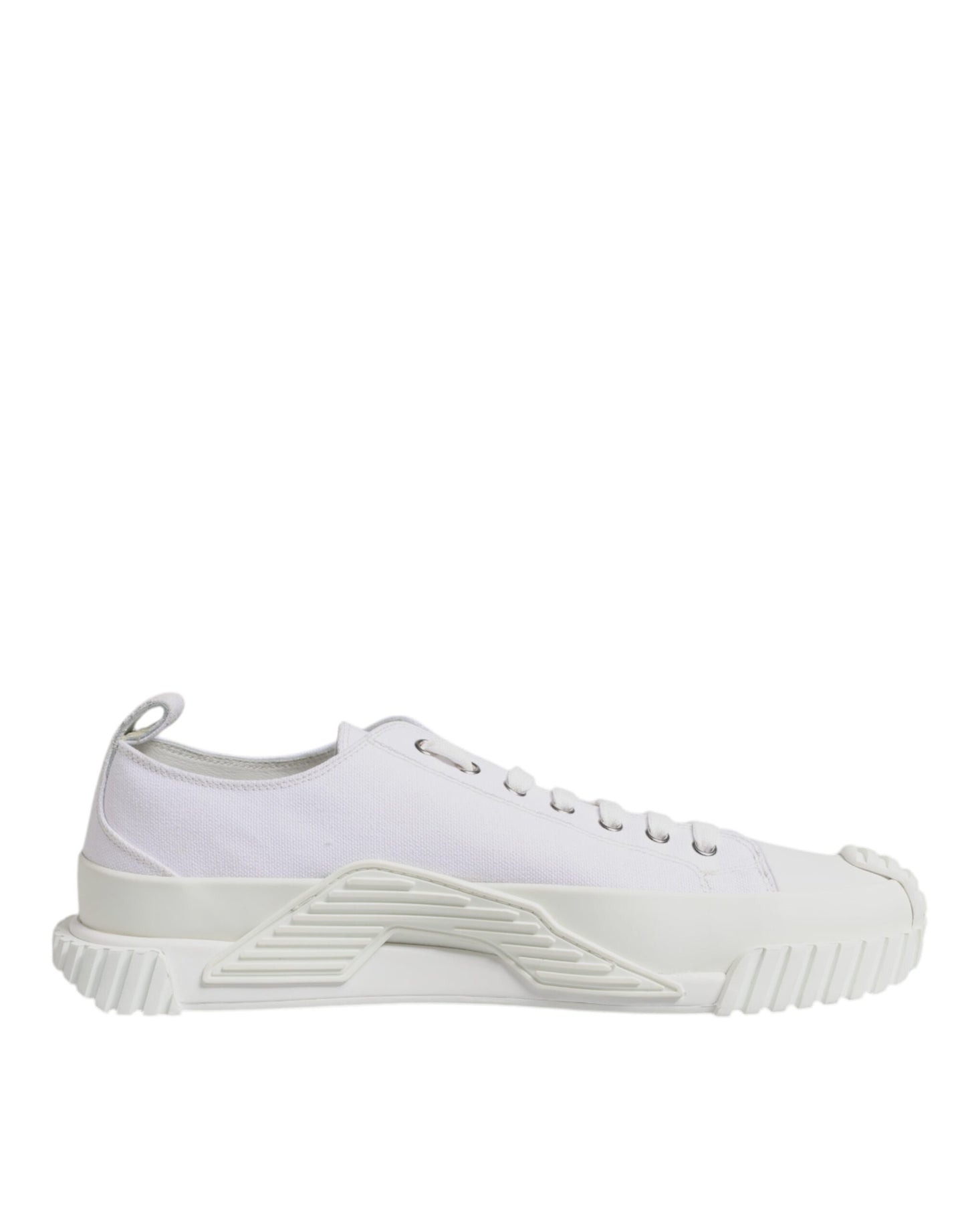 Dolce & Gabbana Hvide Læder Low Top NS1 Sneakers Sko