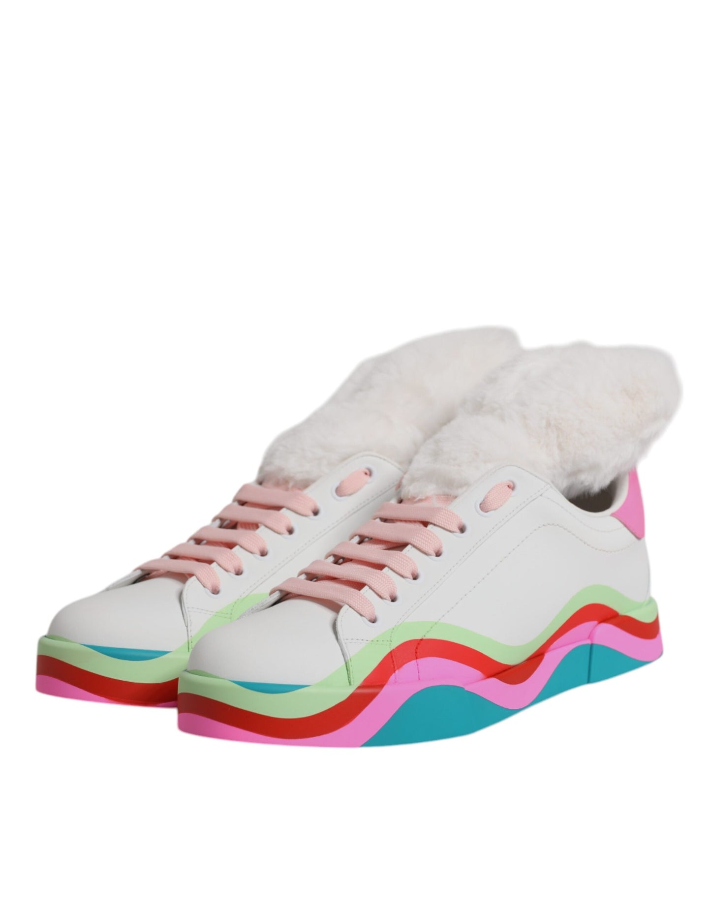 Dolce & Gabbana Multifarvede Lave Sneakers Sko
