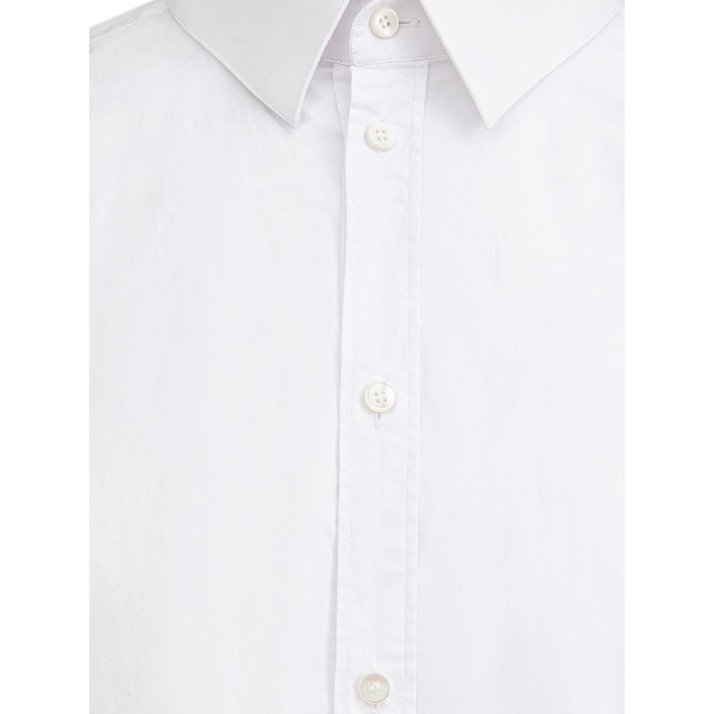 Dolce & Gabbana Hvid Bomuldsskjorte