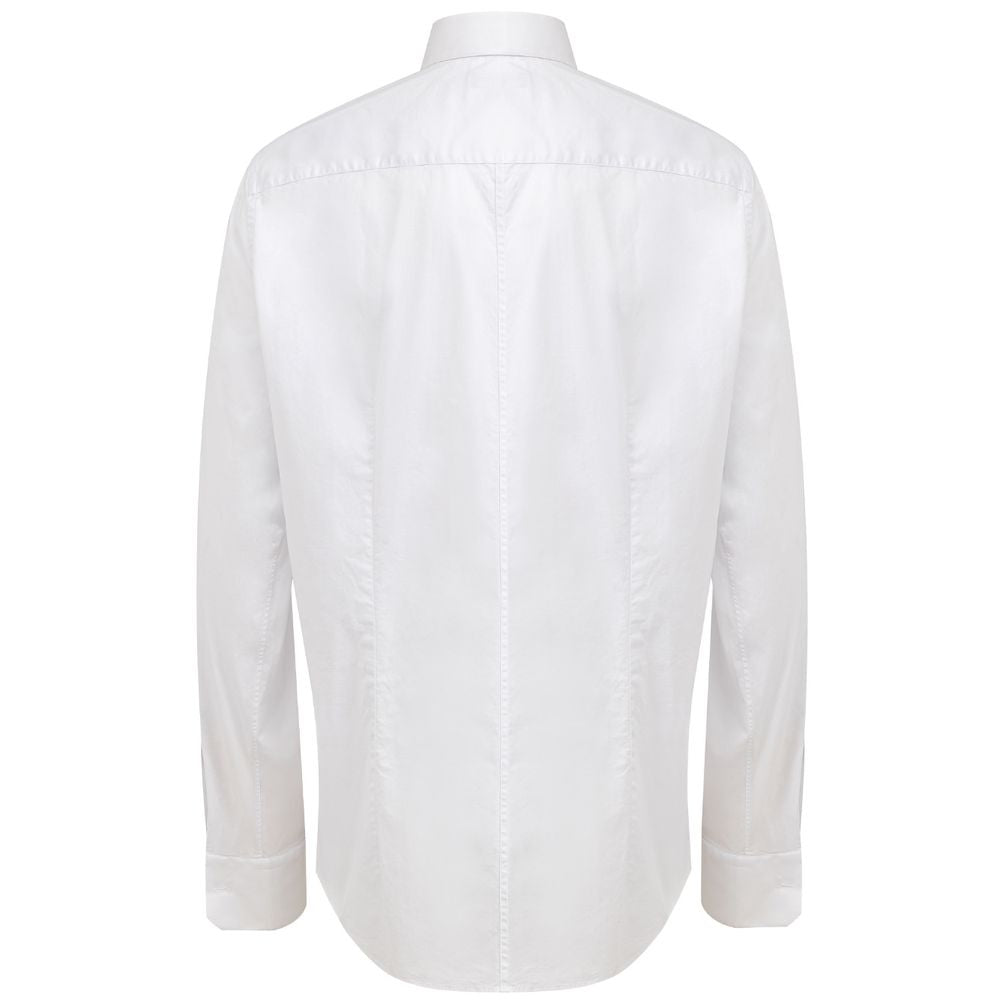 Dolce & Gabbana Hvid Bomuldsskjorte