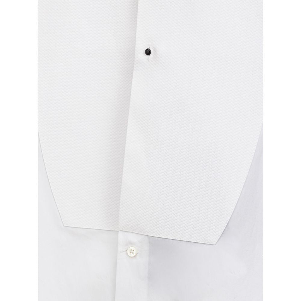 Dolce & Gabbana Hvid Bomuldsskjorte