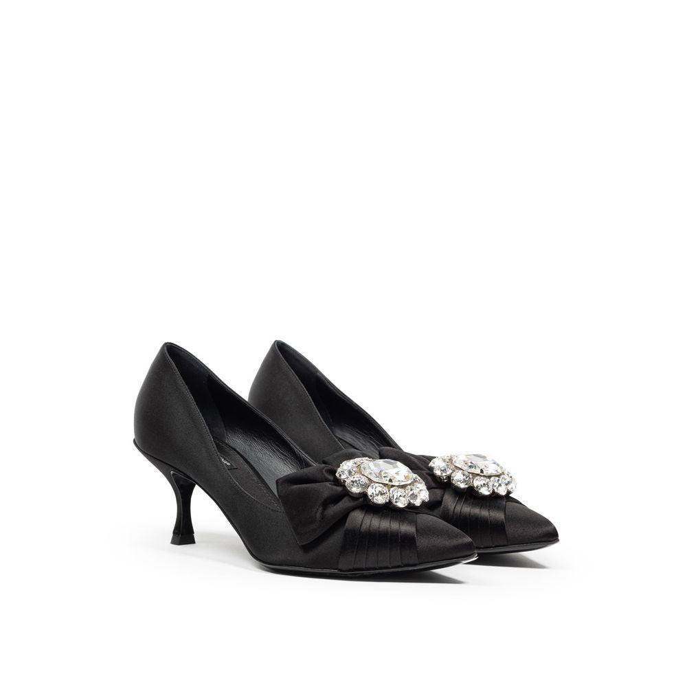 Dolce & Gabbana sort viskose pumps
